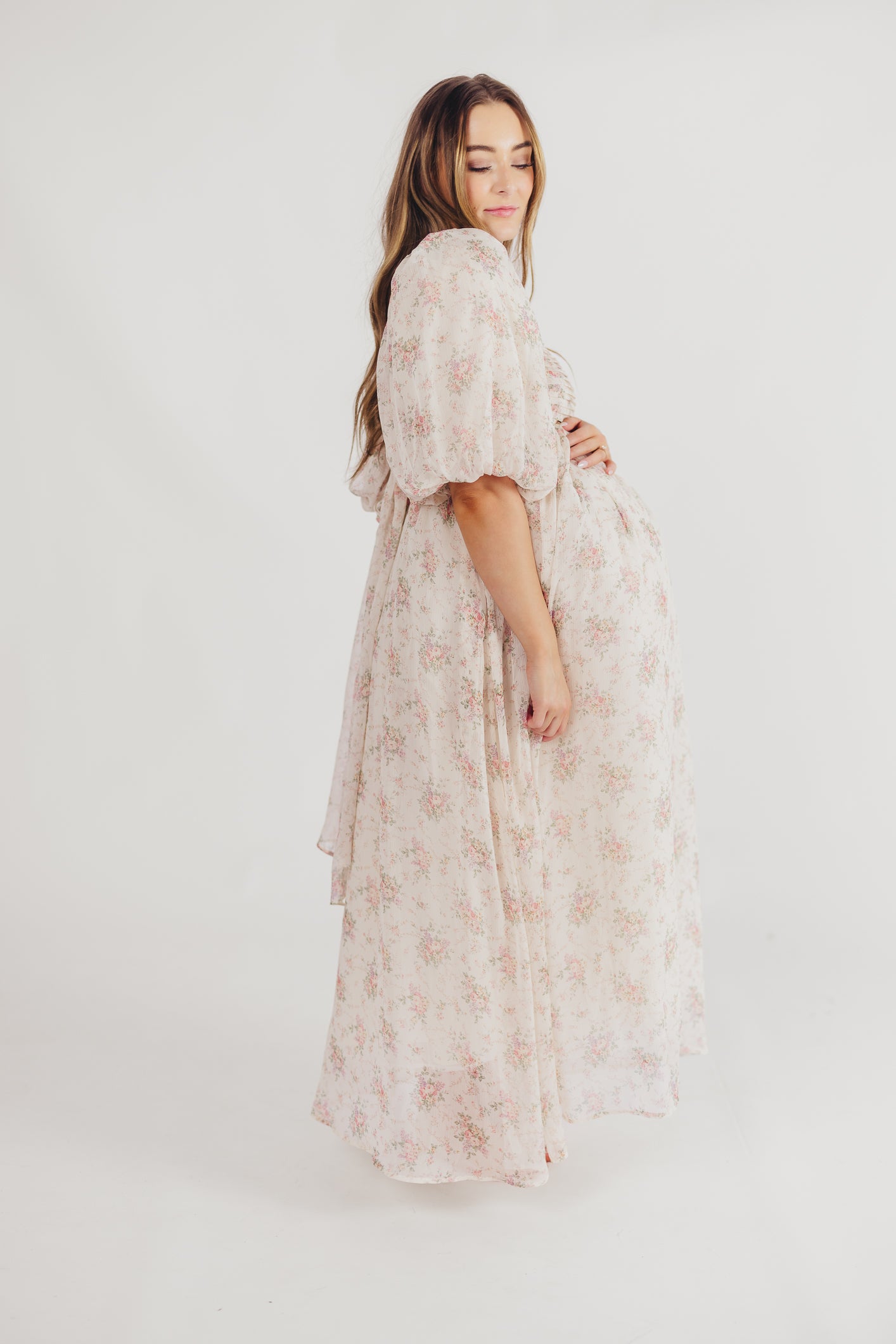 Melody Maxi Dress in Petal Pink - Bump Friendly & Inclusive Sizing (S-3XL)