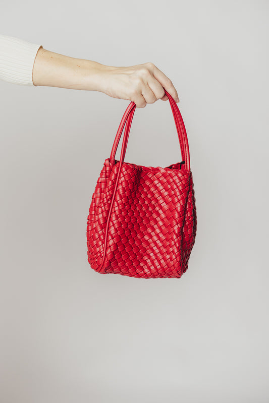Hollace Mini Tote Woven Red